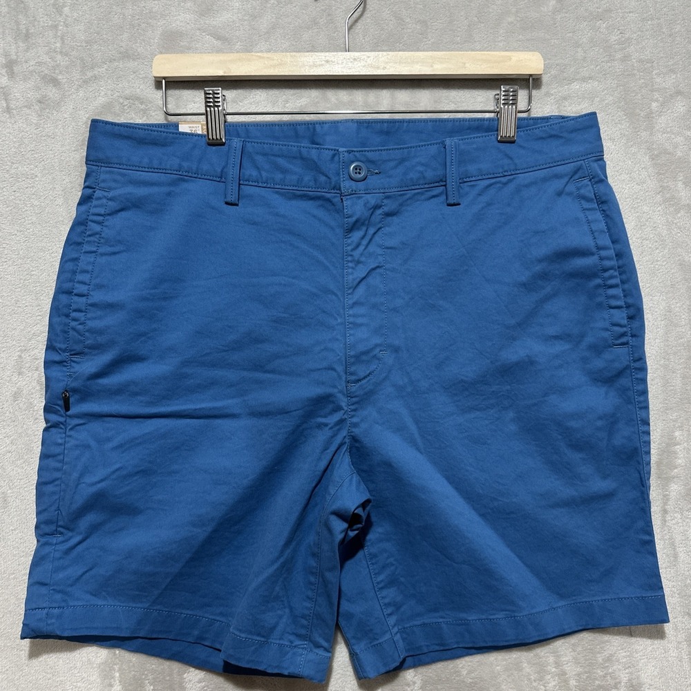 prAna Men's Short Sz 36 Westover Stretch‎ Twill Organic Cotton Blend Blue Waters